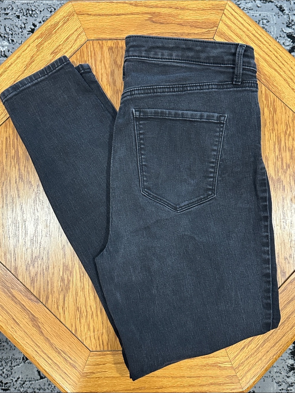 *TALBOTS* Black Flawless  High-Waist Jegging Ankle Skinny Jeans Size 12